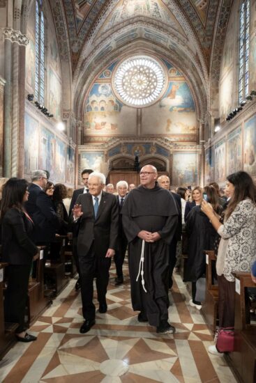 Il Presidente Mattarella ad Assisi (foto Francesco Ammendola - Ufficio Stampa della Presidenza della Repubblica)