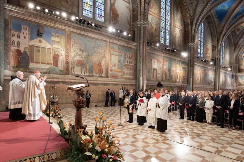 Il Cardinale Matteo Maria Zuppi ad Assisi (foto Francesco Ammendola - Ufficio Stampa della Presidenza della Repubblica)
