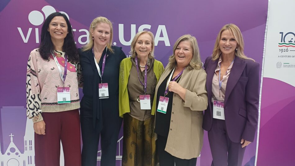Alessandra Casini Bindi Sergardi (Bindi Sergardi), Alison Napjus (Wine Spectator), Marilisa Allegrini (Marilisa Allegrini), Cristina Ziliani (Berlucchi), Natalie Oliveros (La Fiorita)