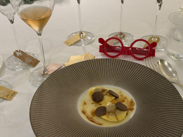 Il Cristal abbinato ai piatti di Da Vittorio della famiglia Cerea con WineNews in degustazione