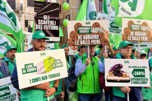 Dal campo alla tavola rincari fino al +421%: la protesta di Cia-Agricoltori in piazza a Montecitorio