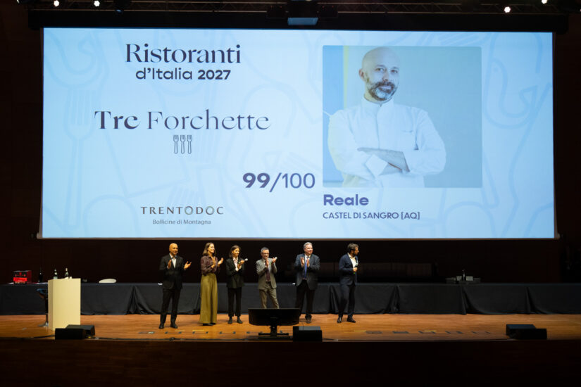 Il Reale di Niko Romito al vertice della “Guida Ristoranti d’Italia” 2027 (ph: Francesco Vignali)