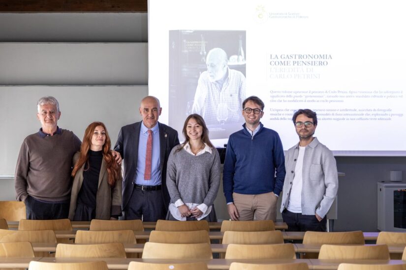 Alcuni dei componenti del team di ricerca e editoriale del progetto (ph: Giacomo Piumatti)
