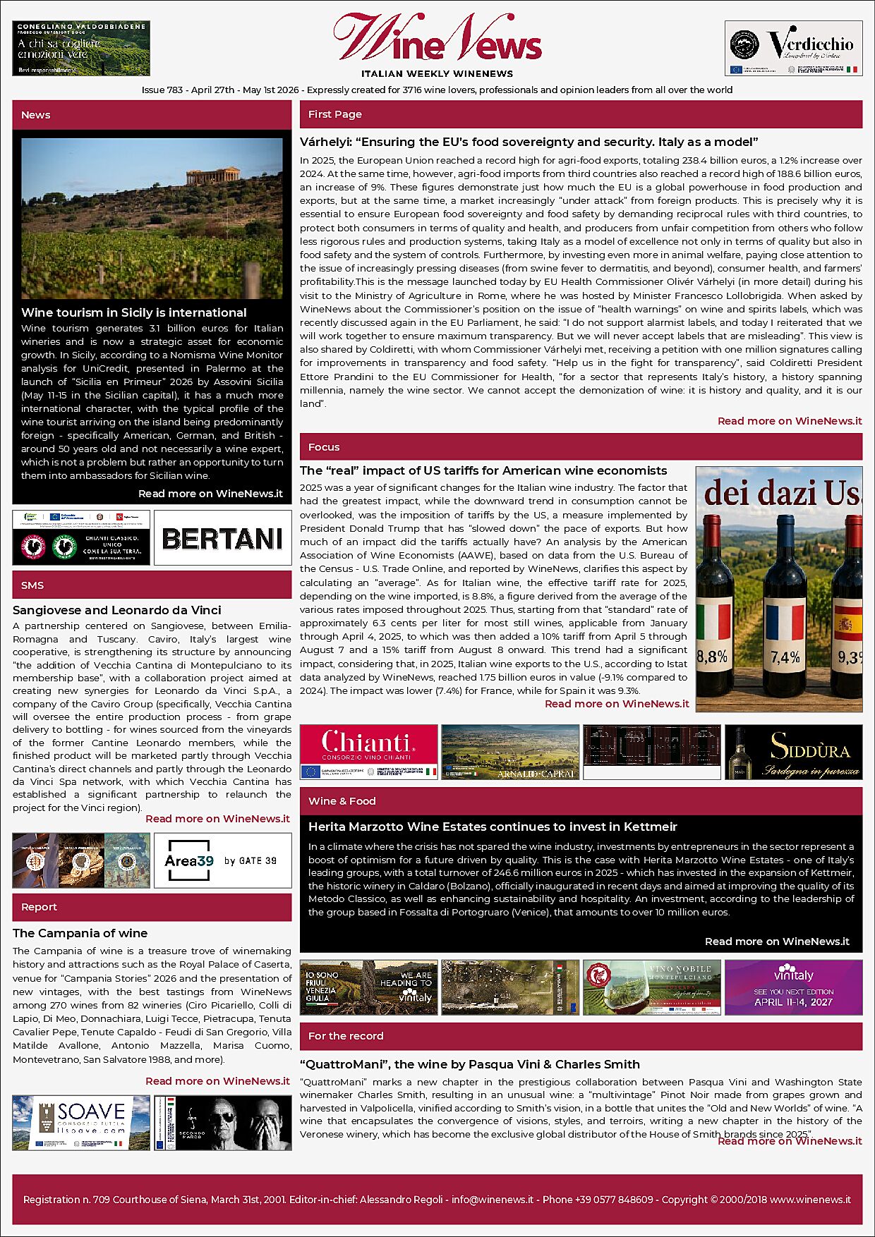 Italian Weekly WineNews