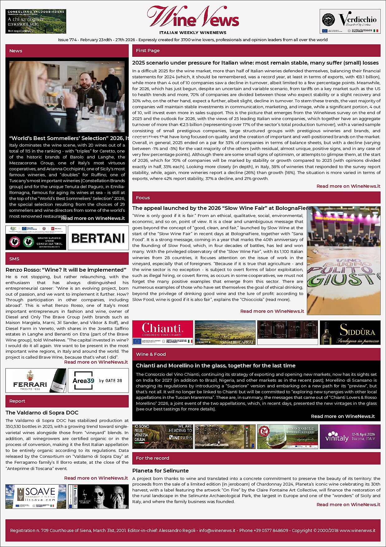 Italian Weekly WineNews