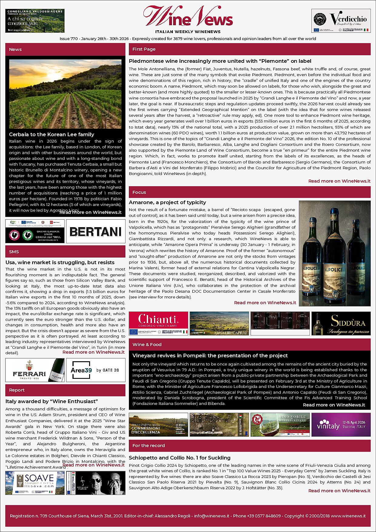 Italian Weekly WineNews