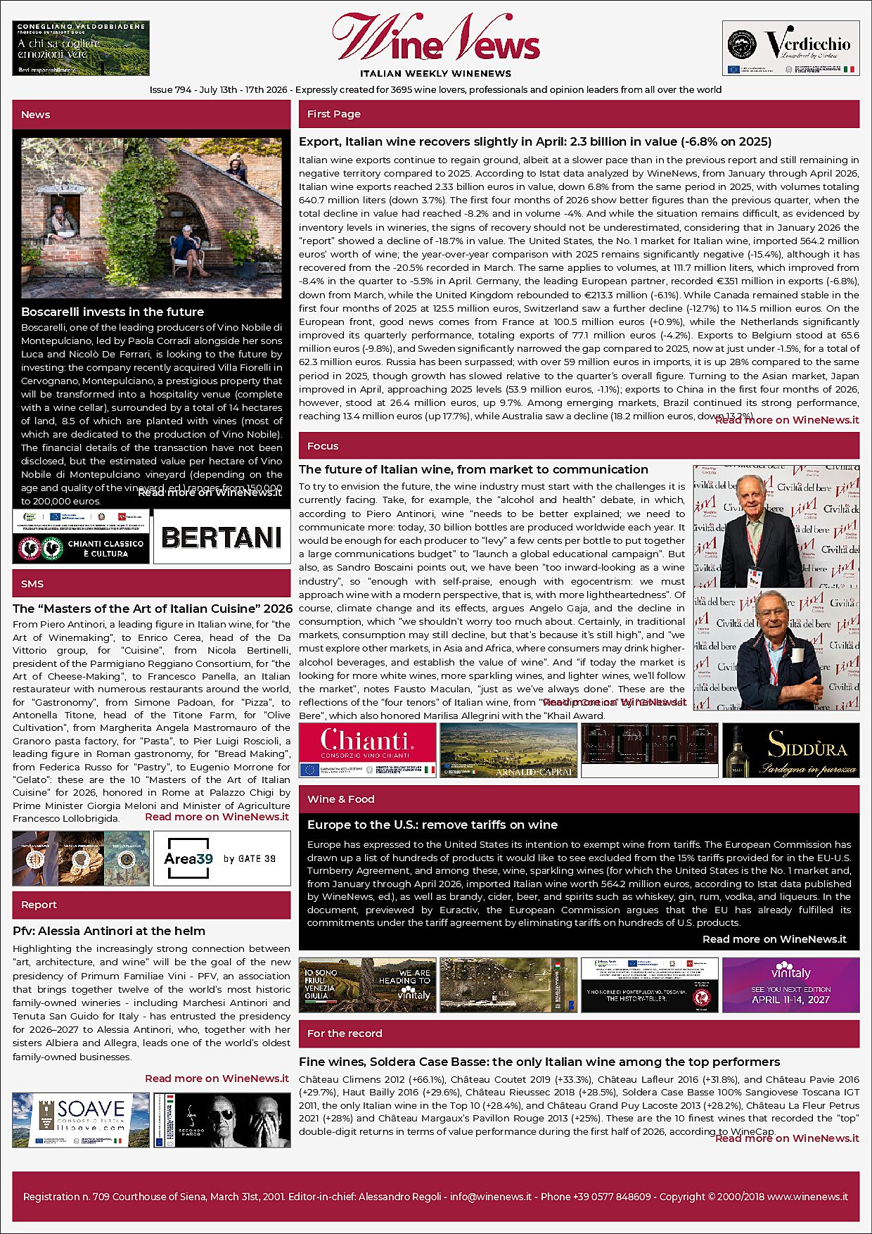 Italian Weekly WineNews