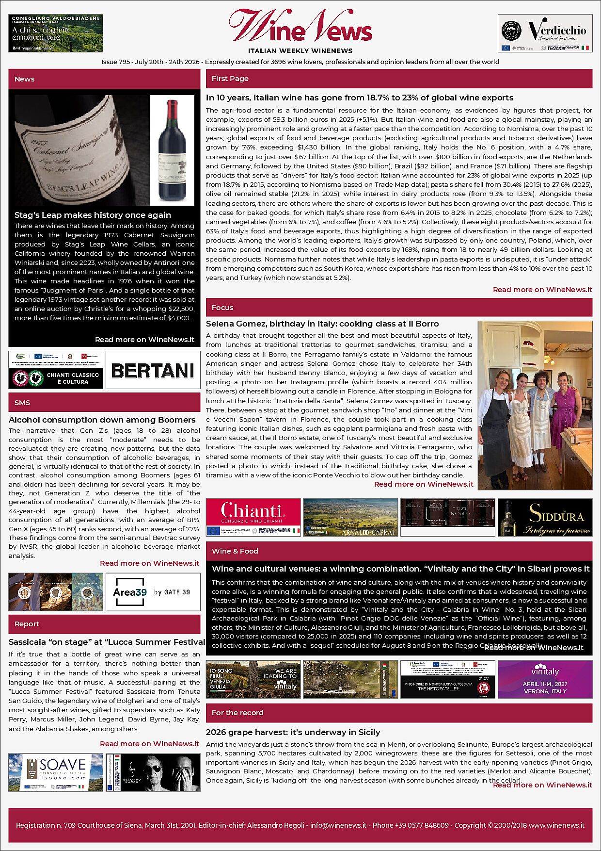 Italian Weekly WineNews