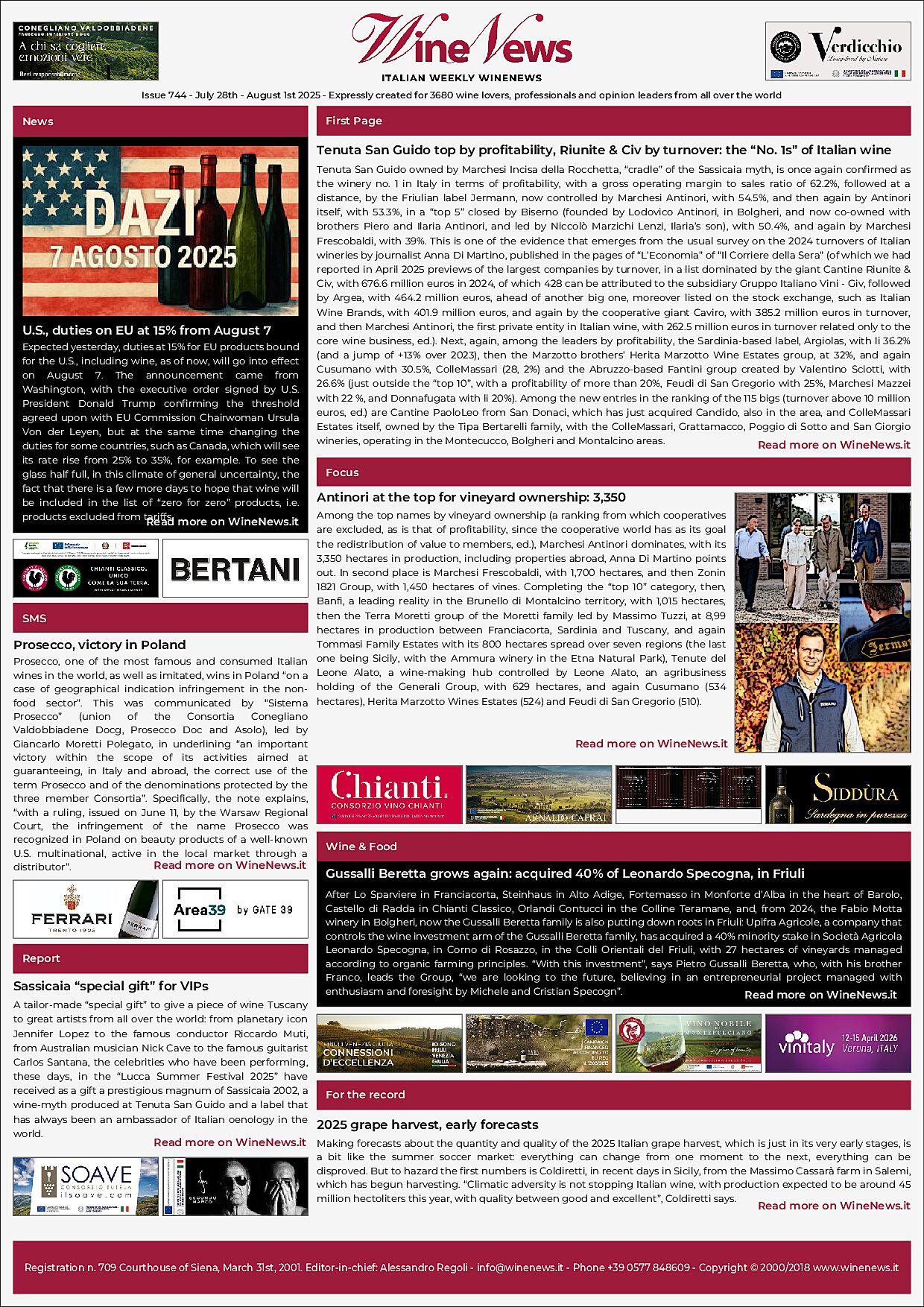 Italian Weekly WineNews