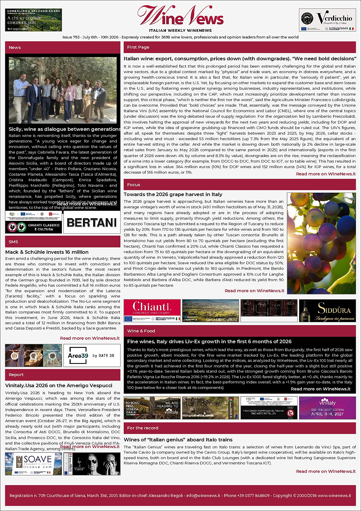 Italian Weekly WineNews