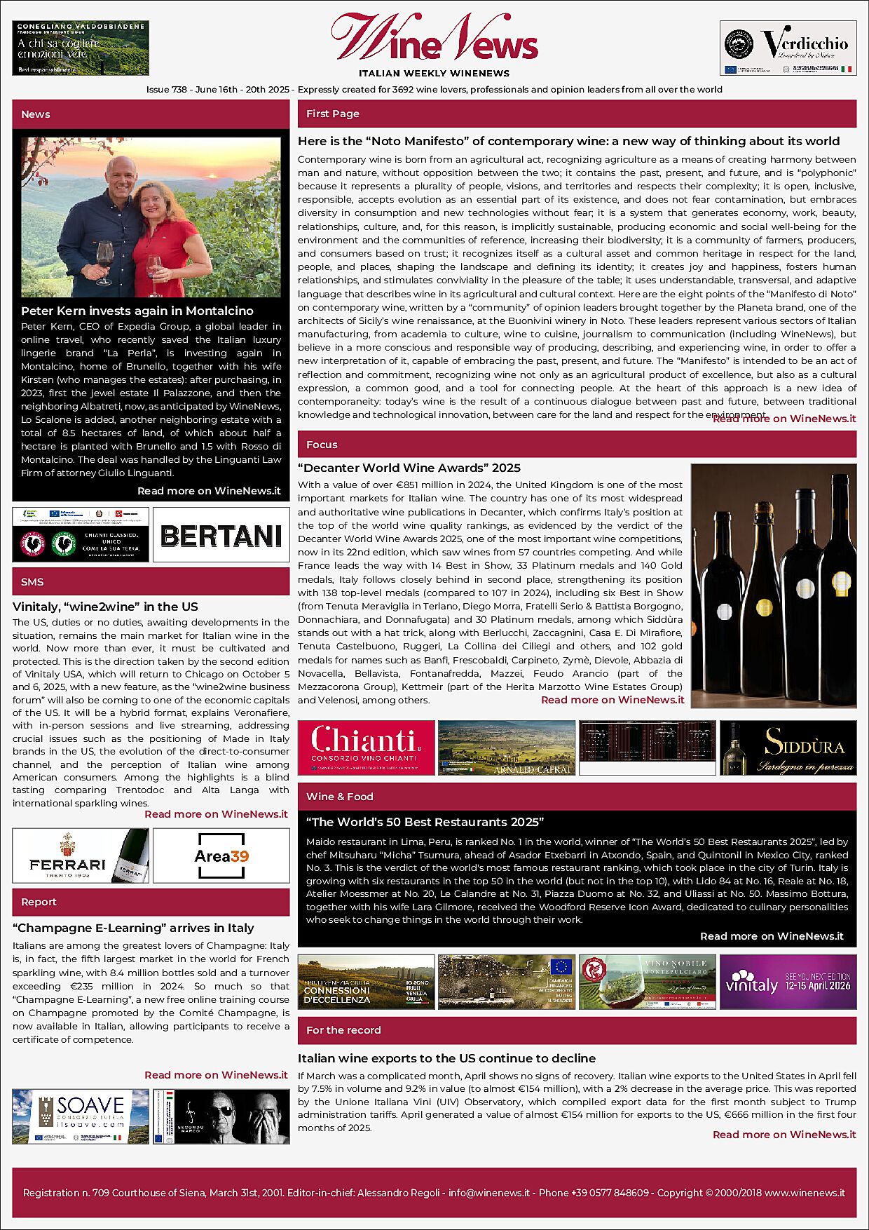 Italian Weekly WineNews
