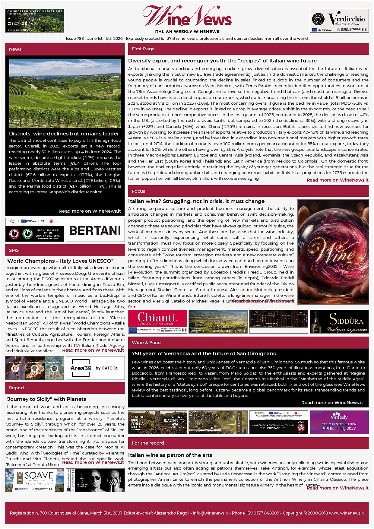 Italian Weekly WineNews