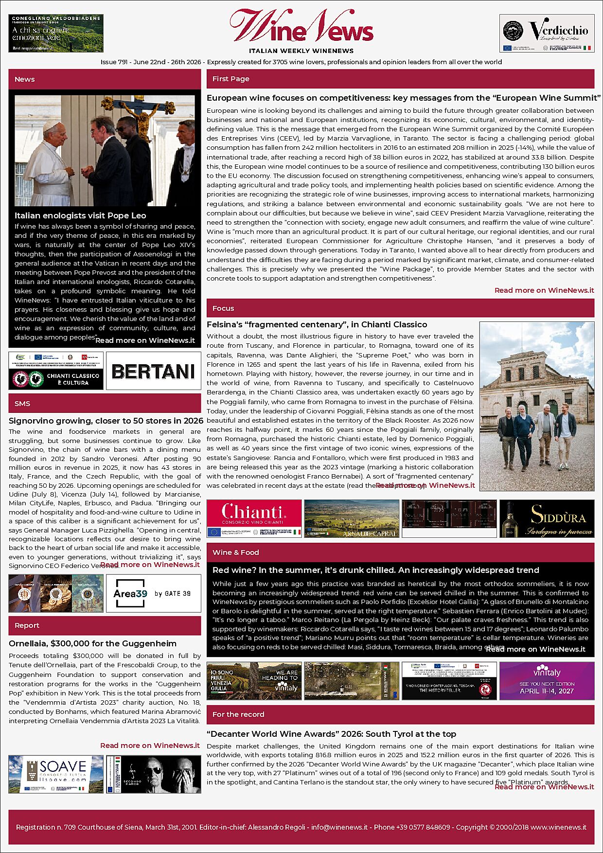 Italian Weekly WineNews
