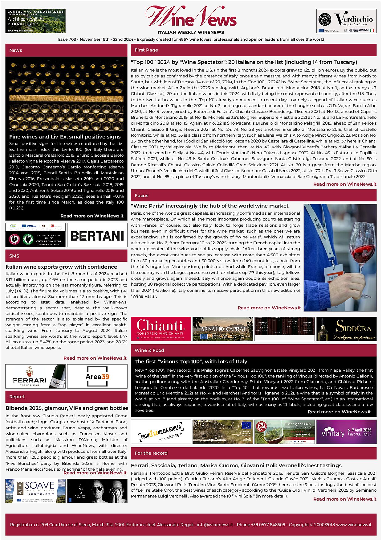 Italian Weekly WineNews