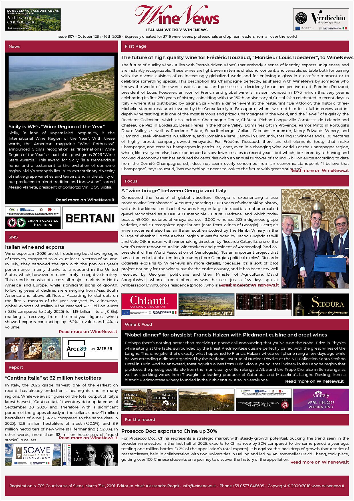 Italian Weekly WineNews