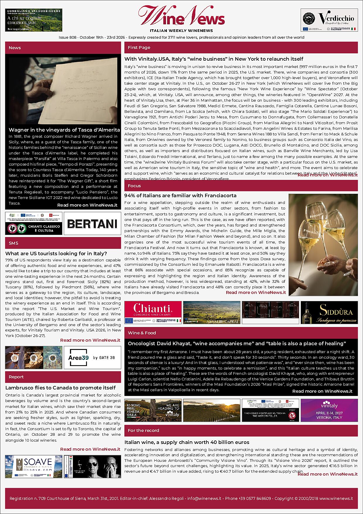 Italian Weekly WineNews