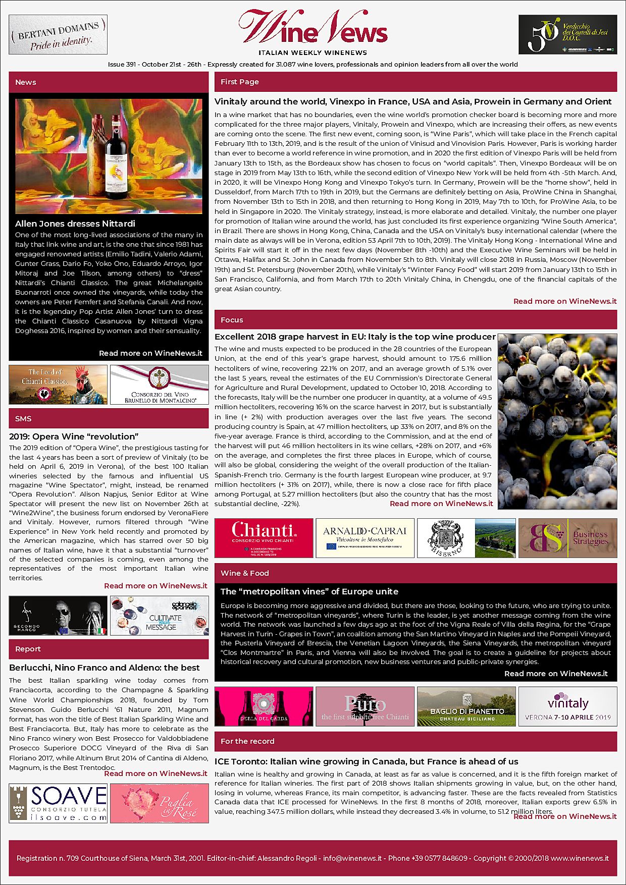 Italian Weekly WineNews