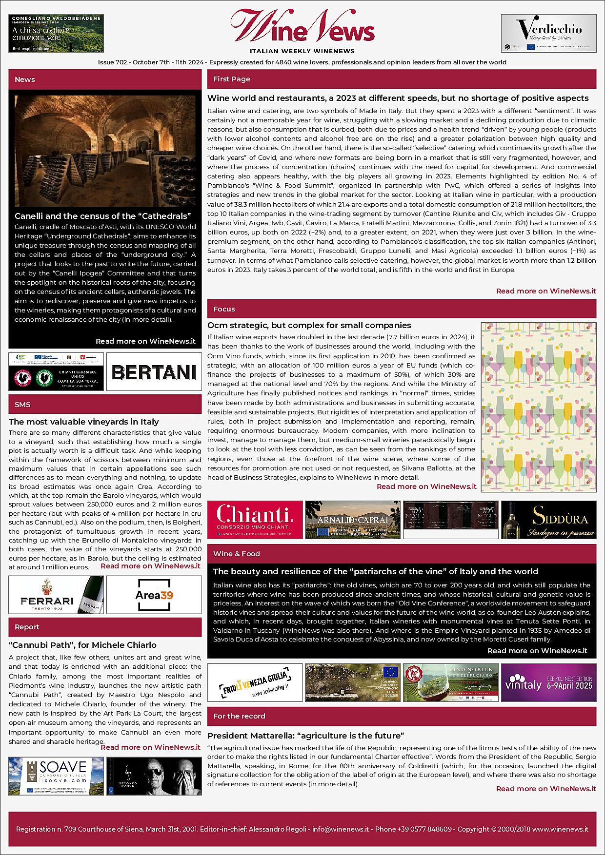 Italian Weekly WineNews