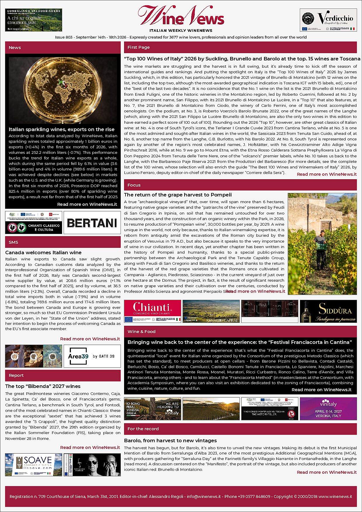 Italian Weekly WineNews