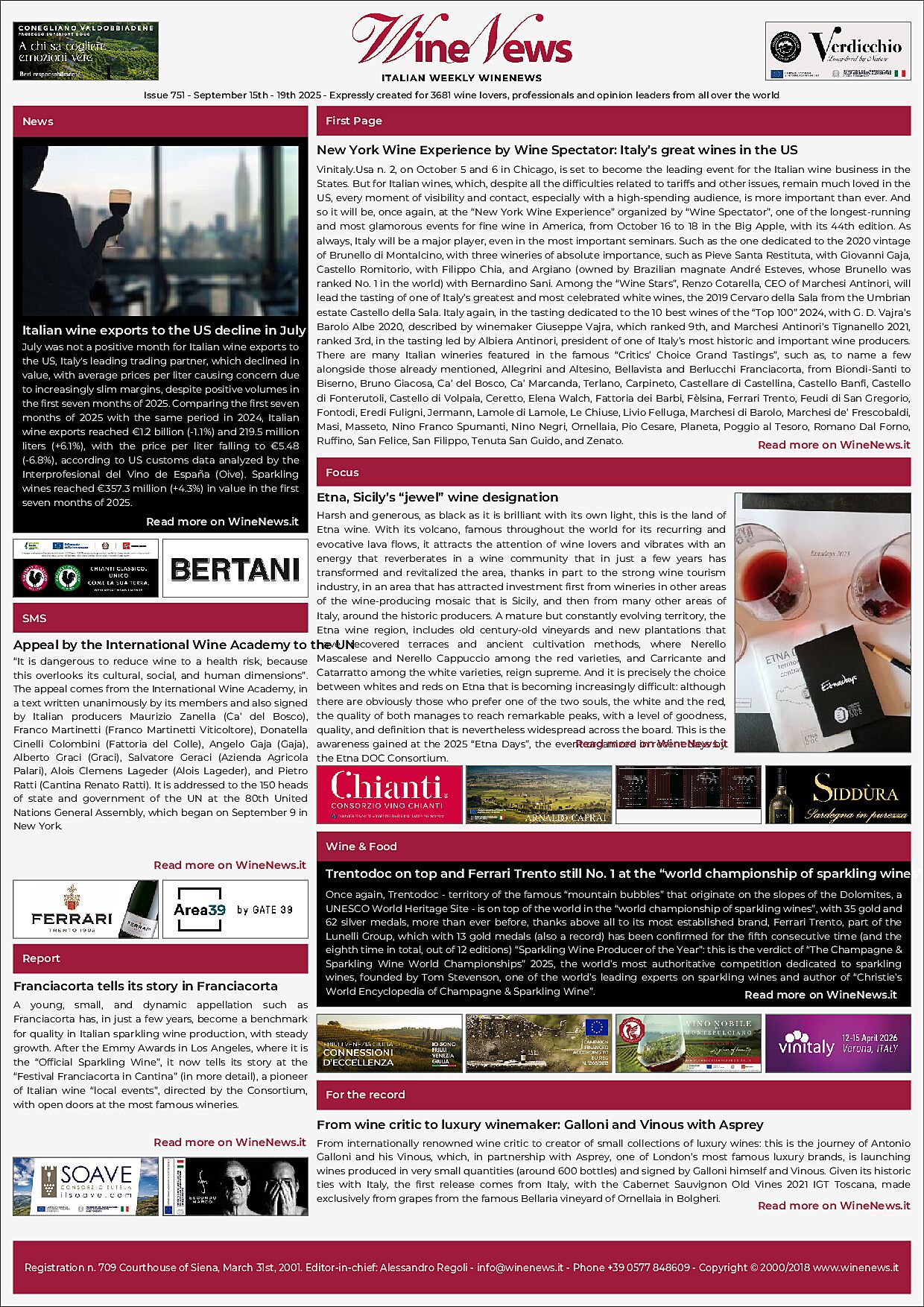 Italian Weekly WineNews