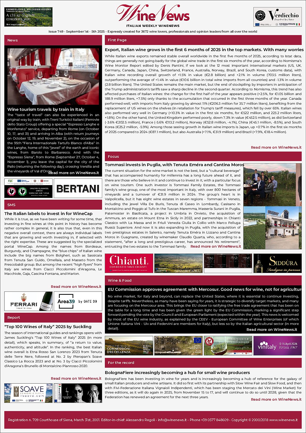 Italian Weekly WineNews