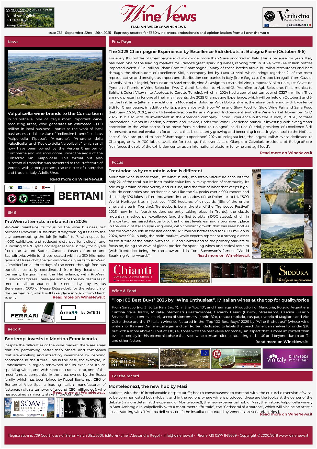 Italian Weekly WineNews
