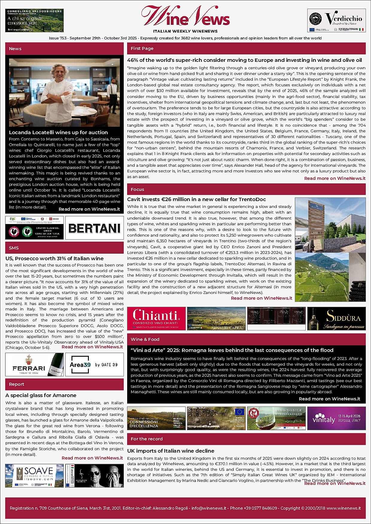 Italian Weekly WineNews