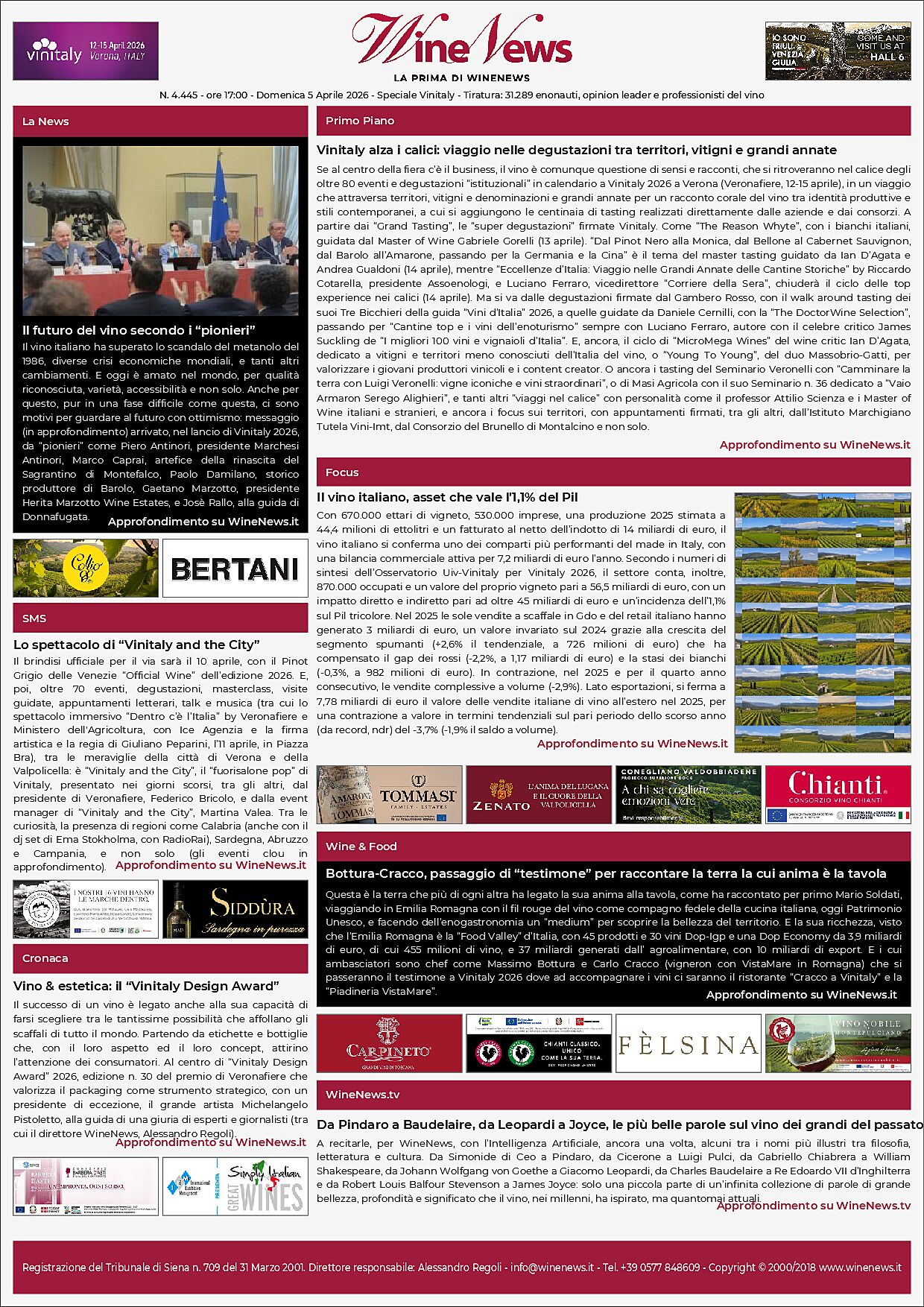 La Prima di WineNews