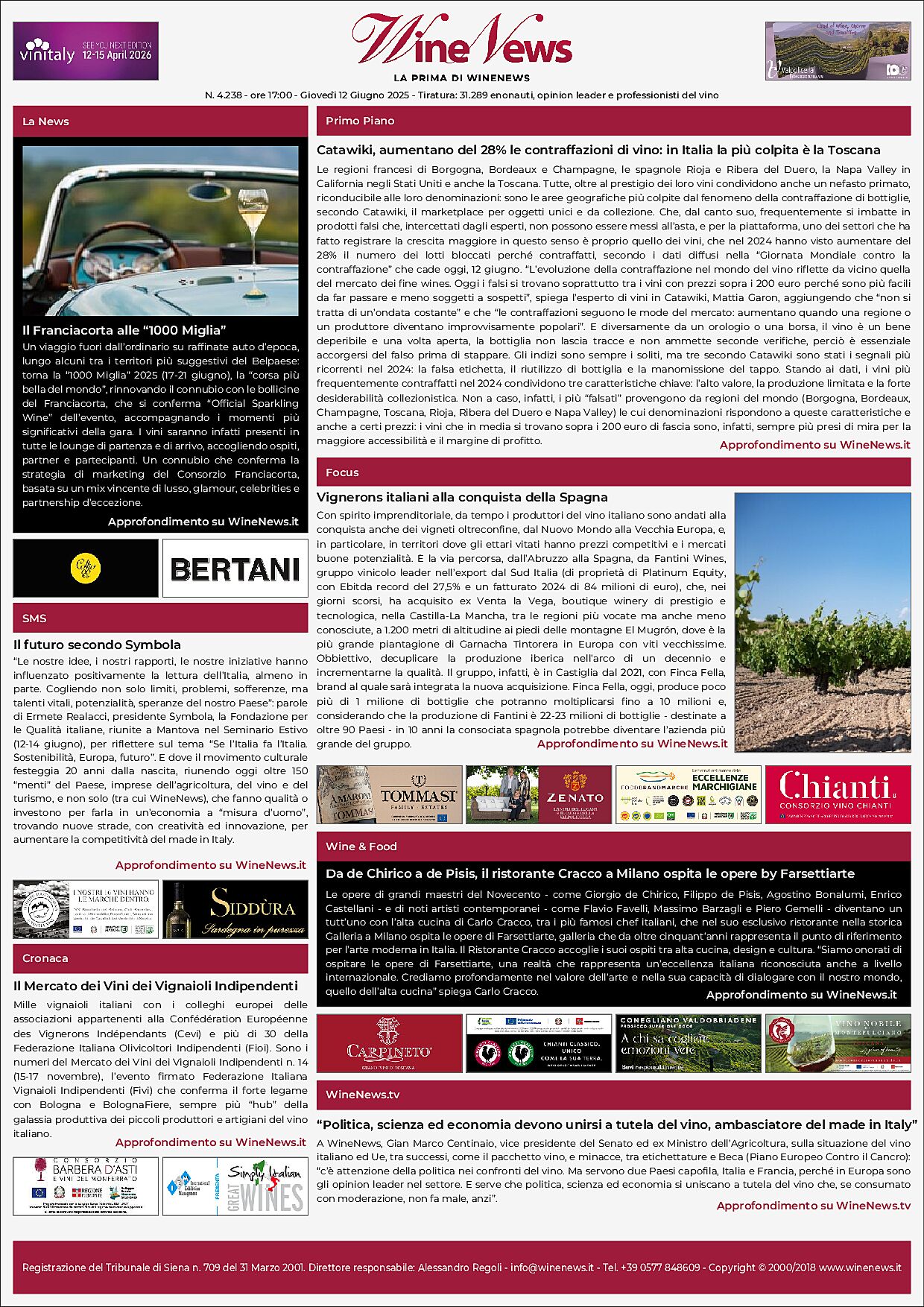 La Prima di WineNews