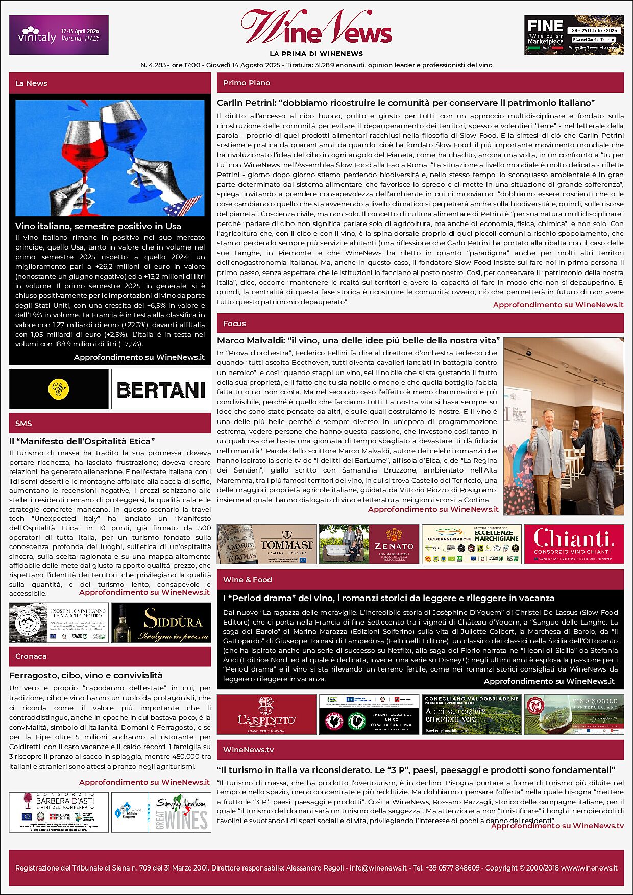 La Prima di WineNews