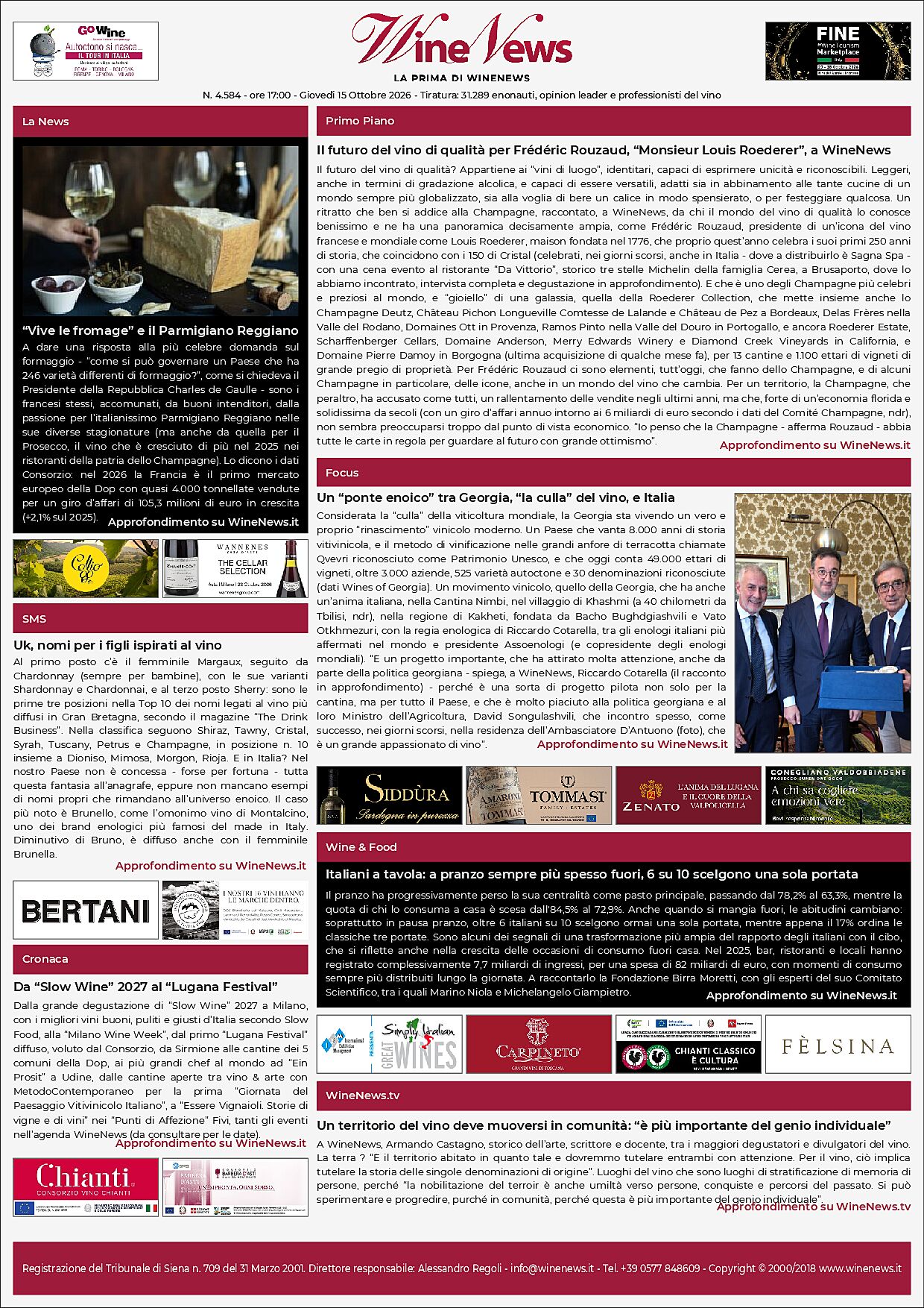 La Prima di WineNews