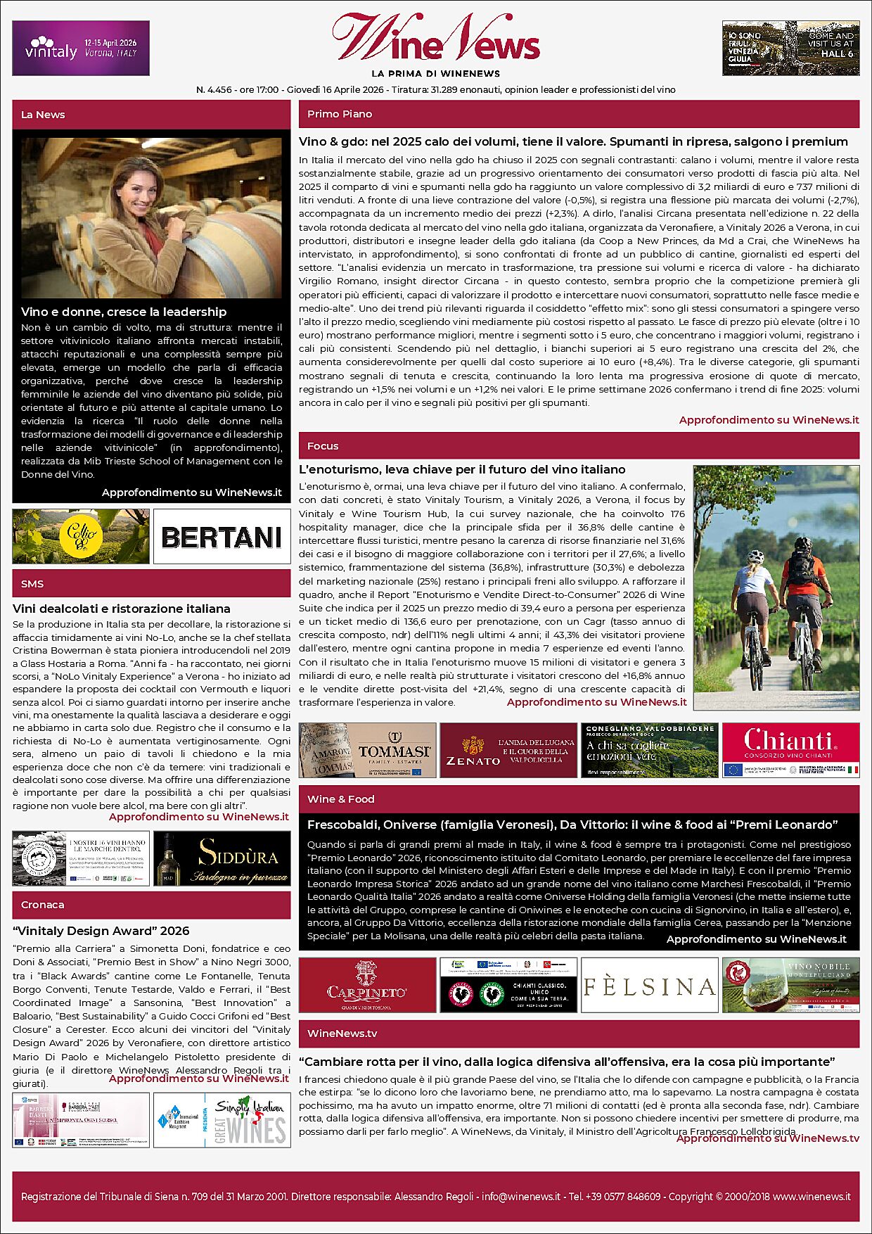 La Prima di WineNews