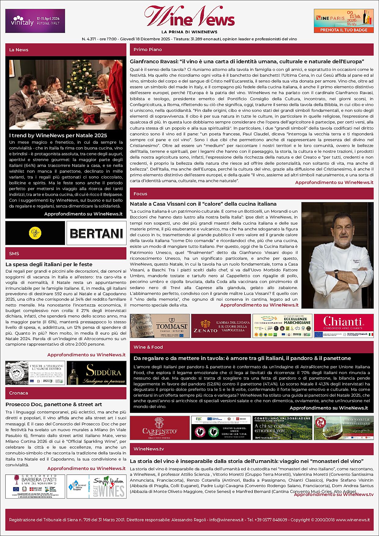 La Prima di WineNews