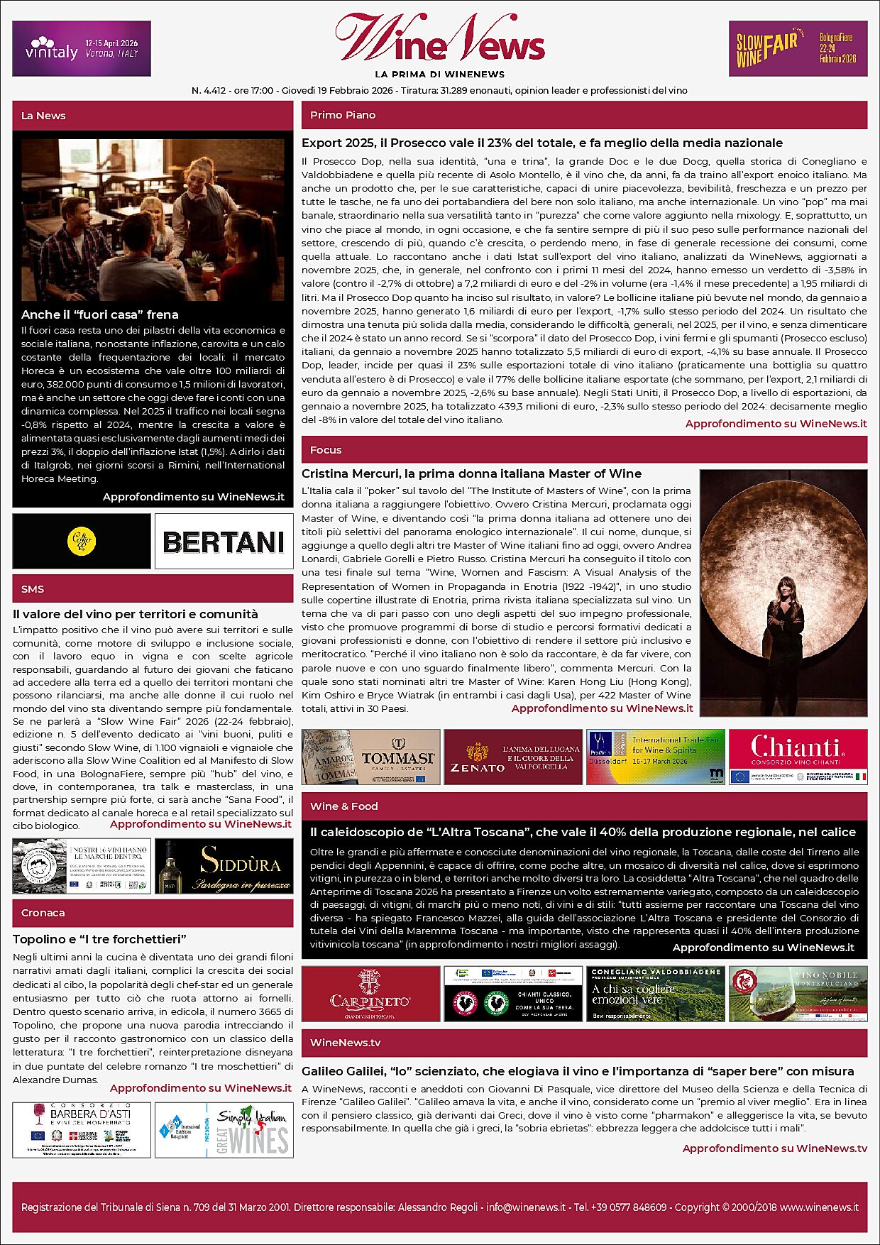 La Prima di WineNews