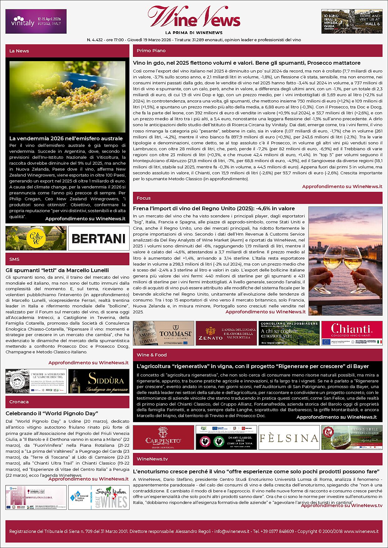 La Prima di WineNews
