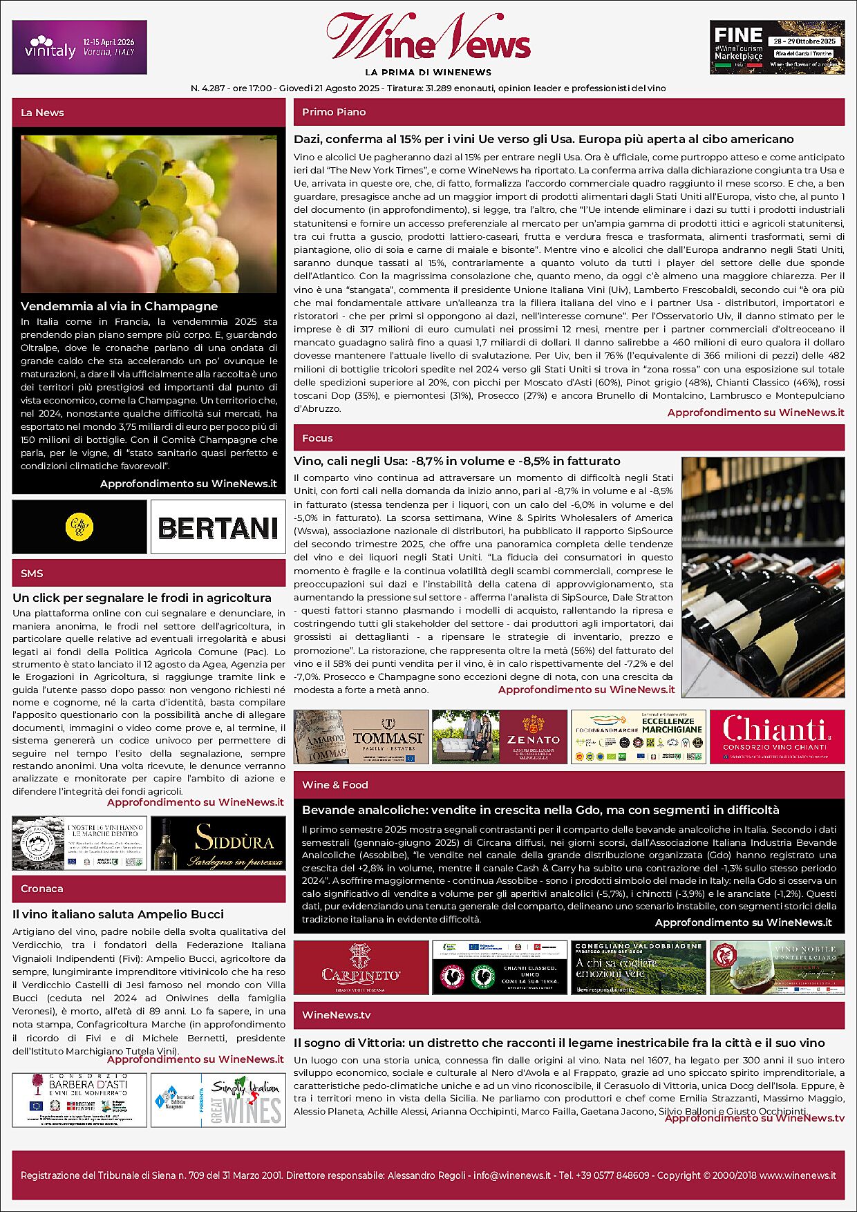La Prima di WineNews