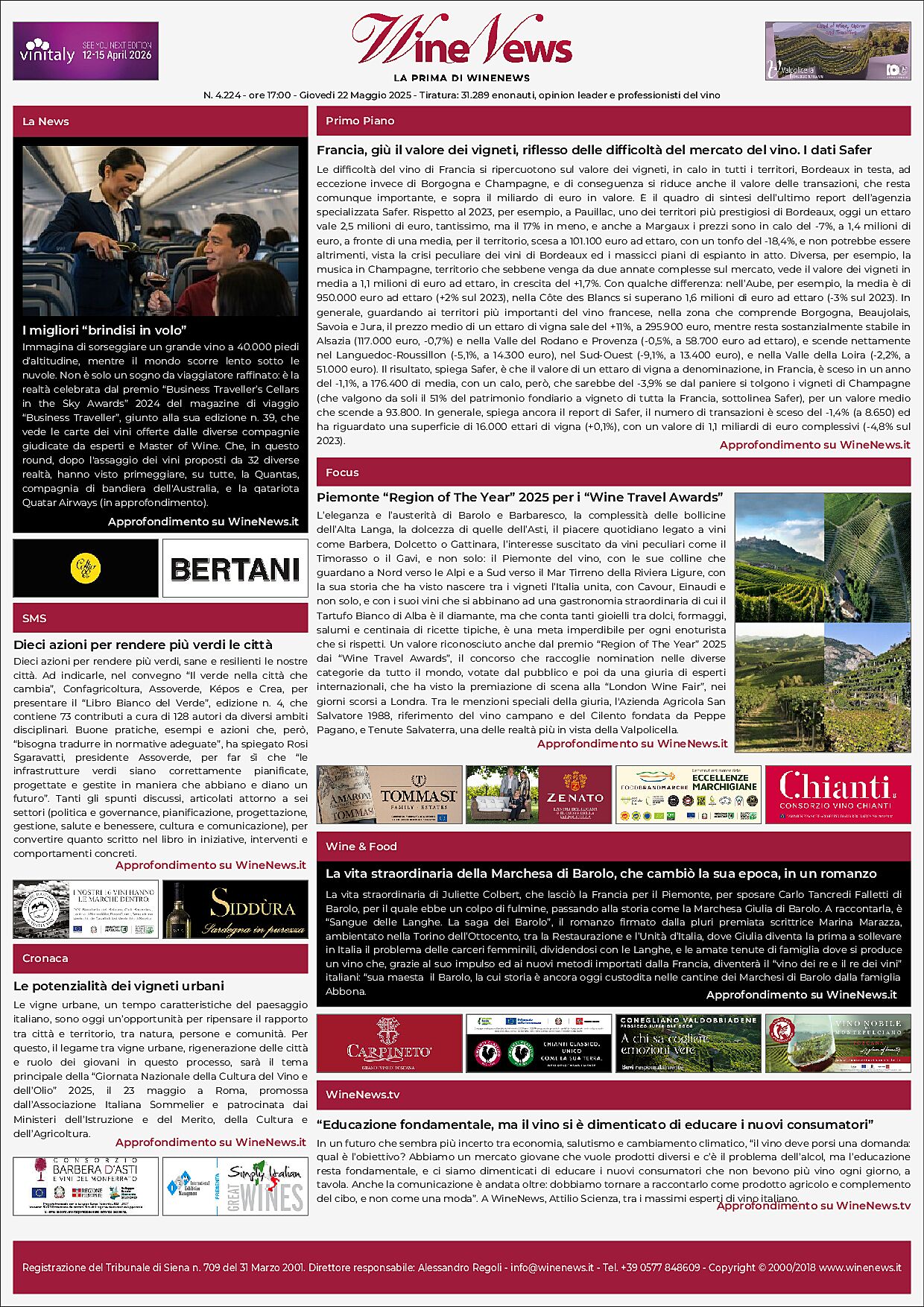 La Prima di WineNews