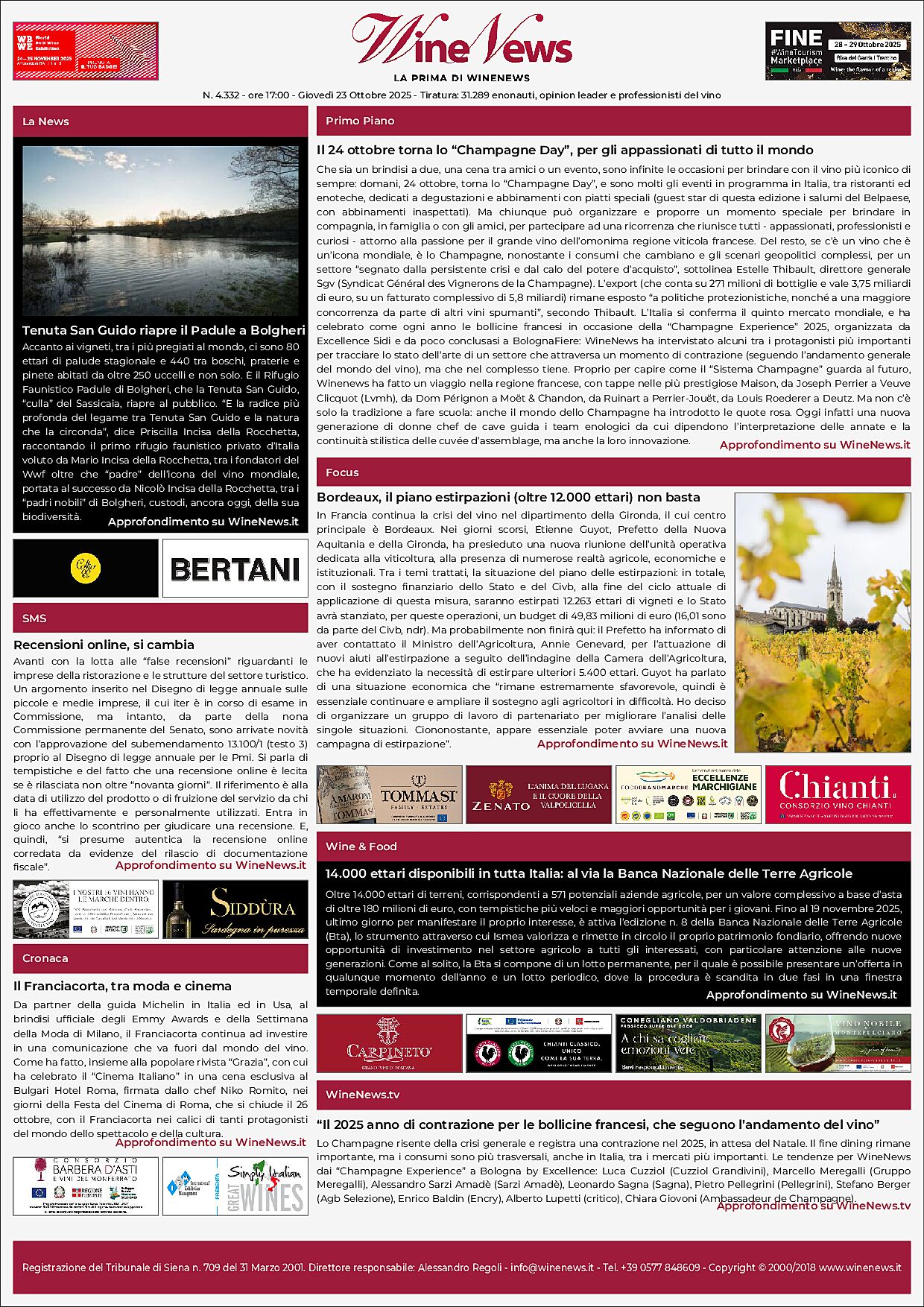La Prima di WineNews