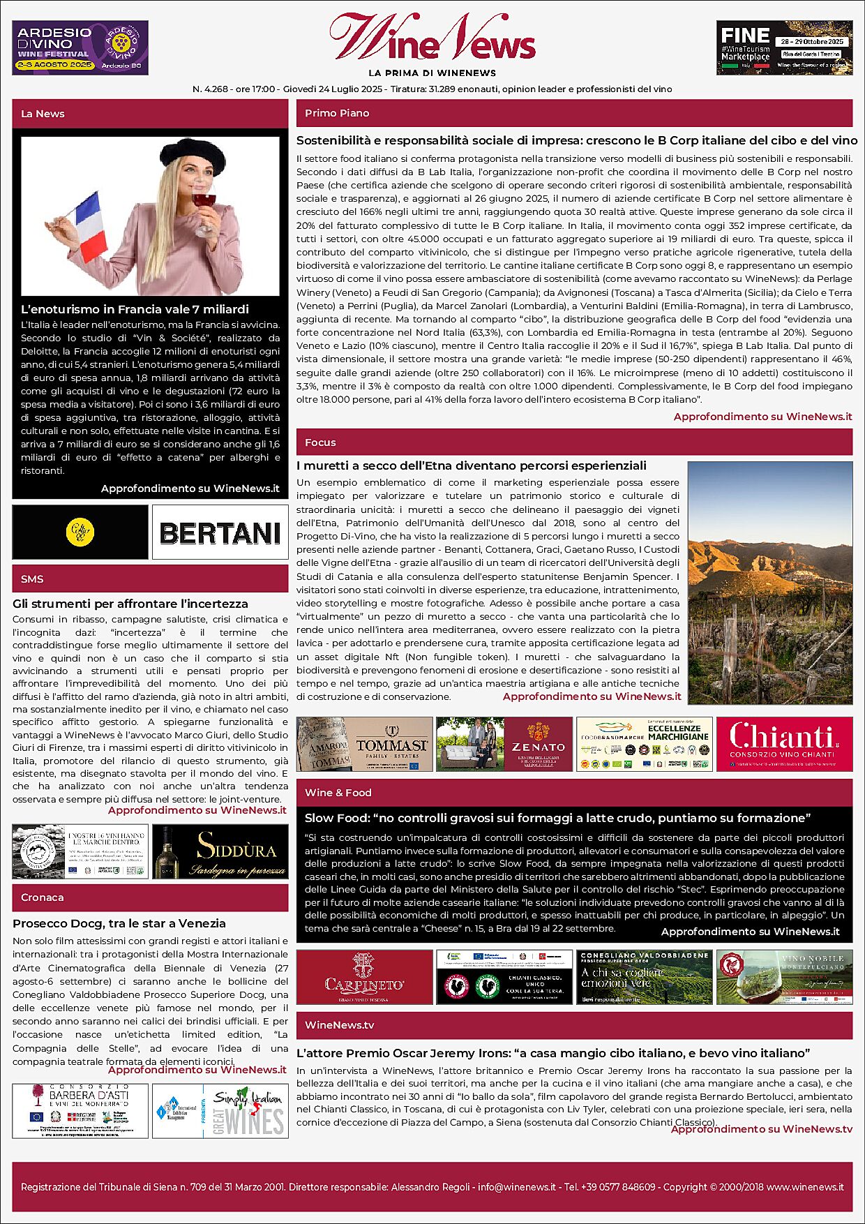 La Prima di WineNews