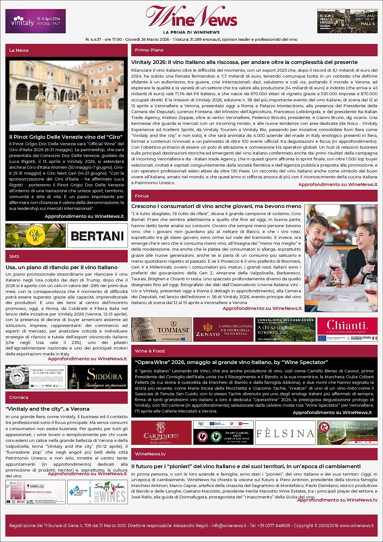 La Prima di WineNews