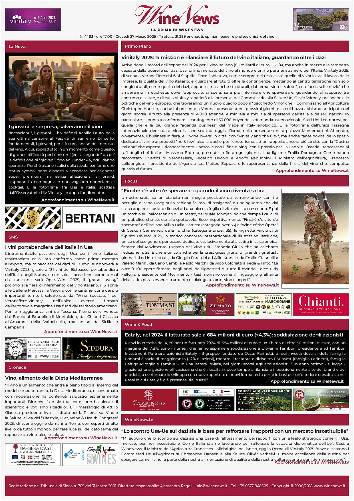 La Prima di WineNews