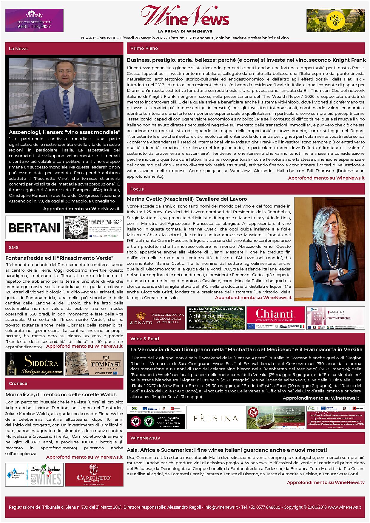 La Prima di WineNews
