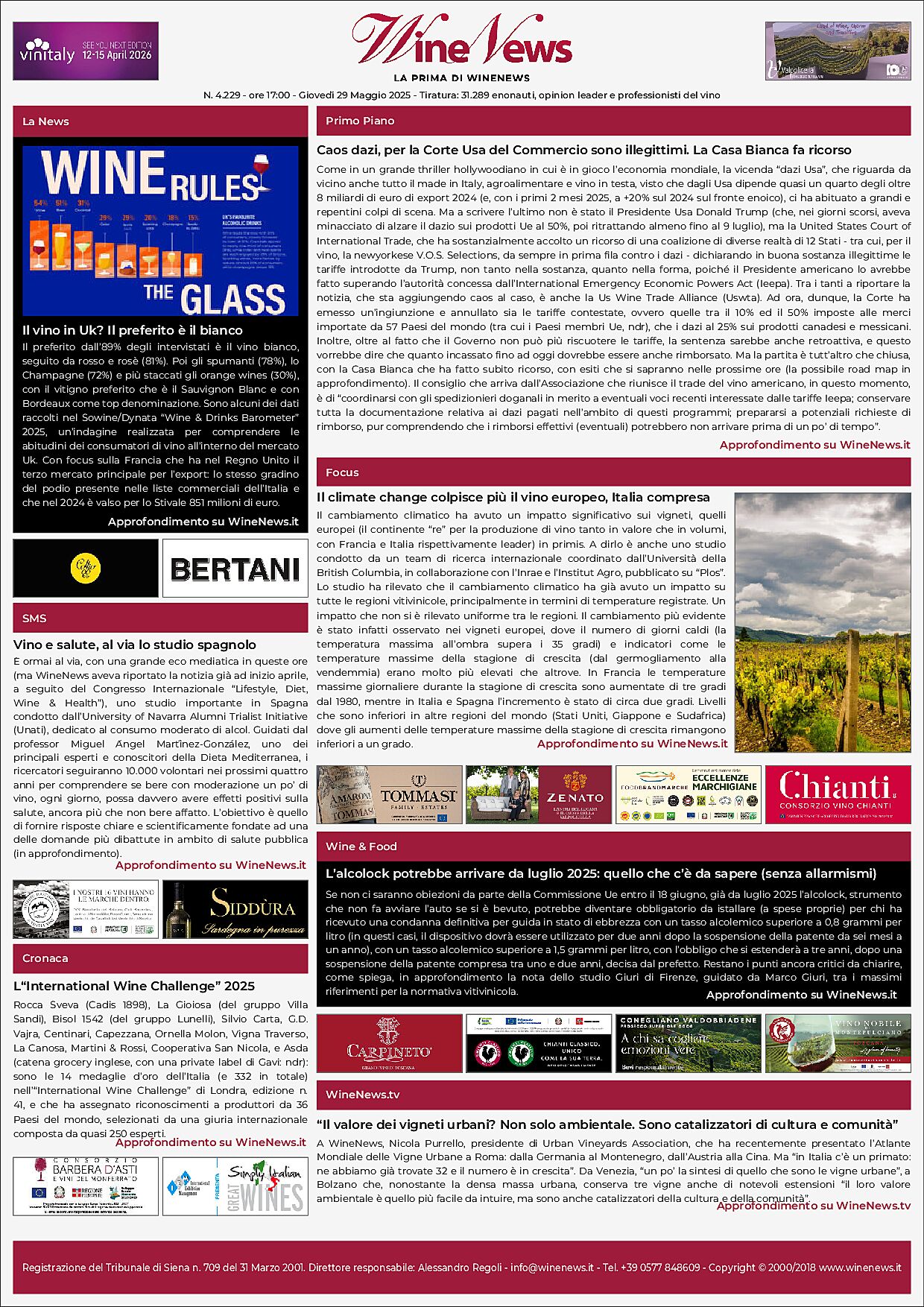 La Prima di WineNews