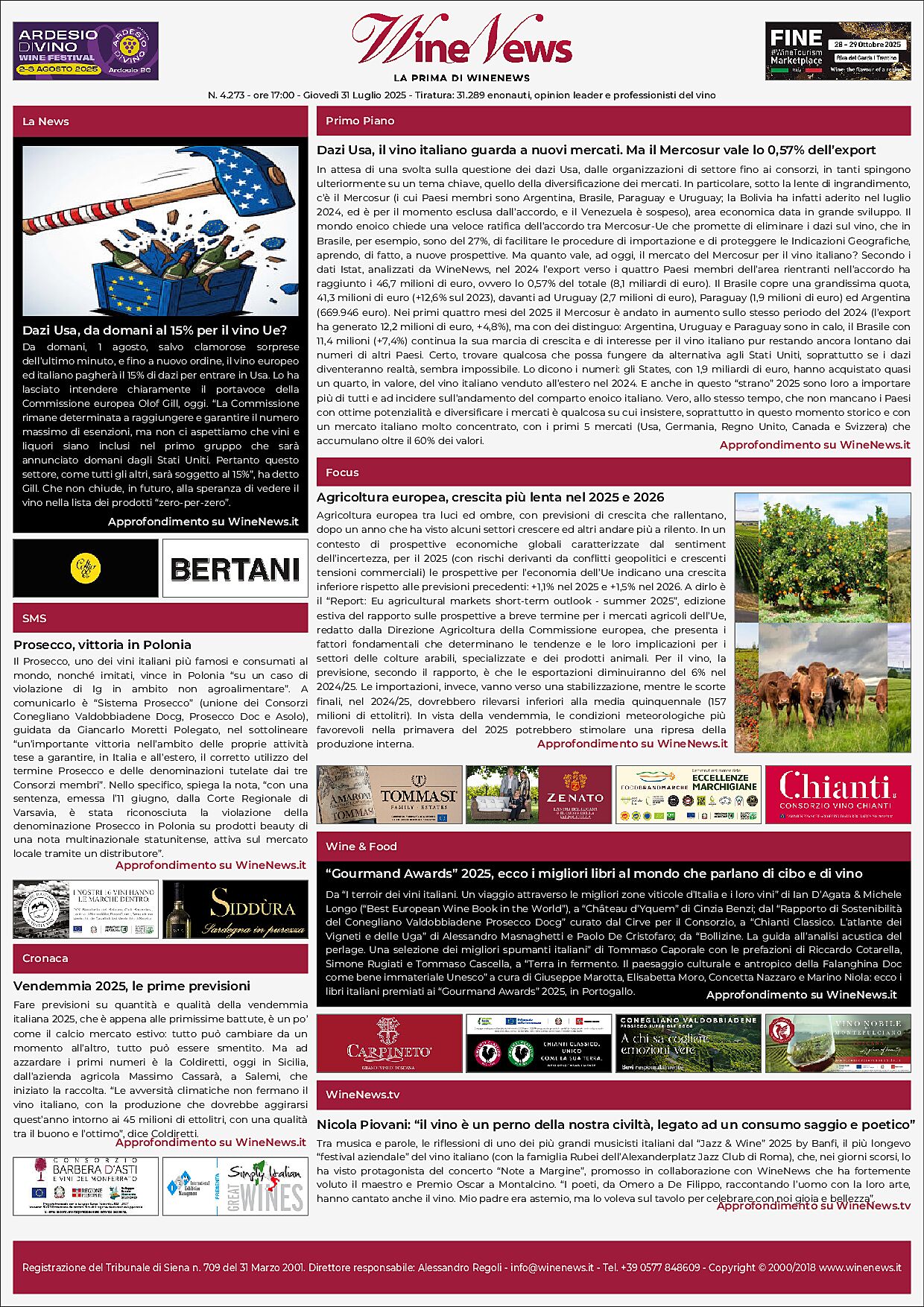 La Prima di WineNews