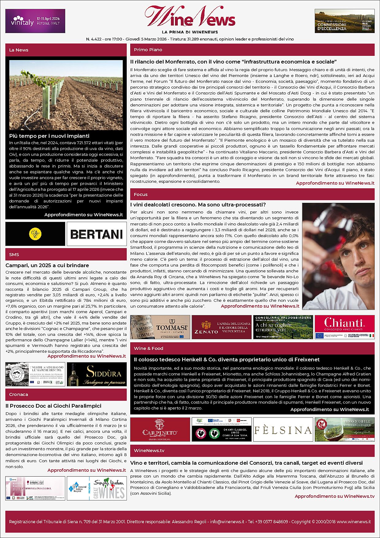 La Prima di WineNews