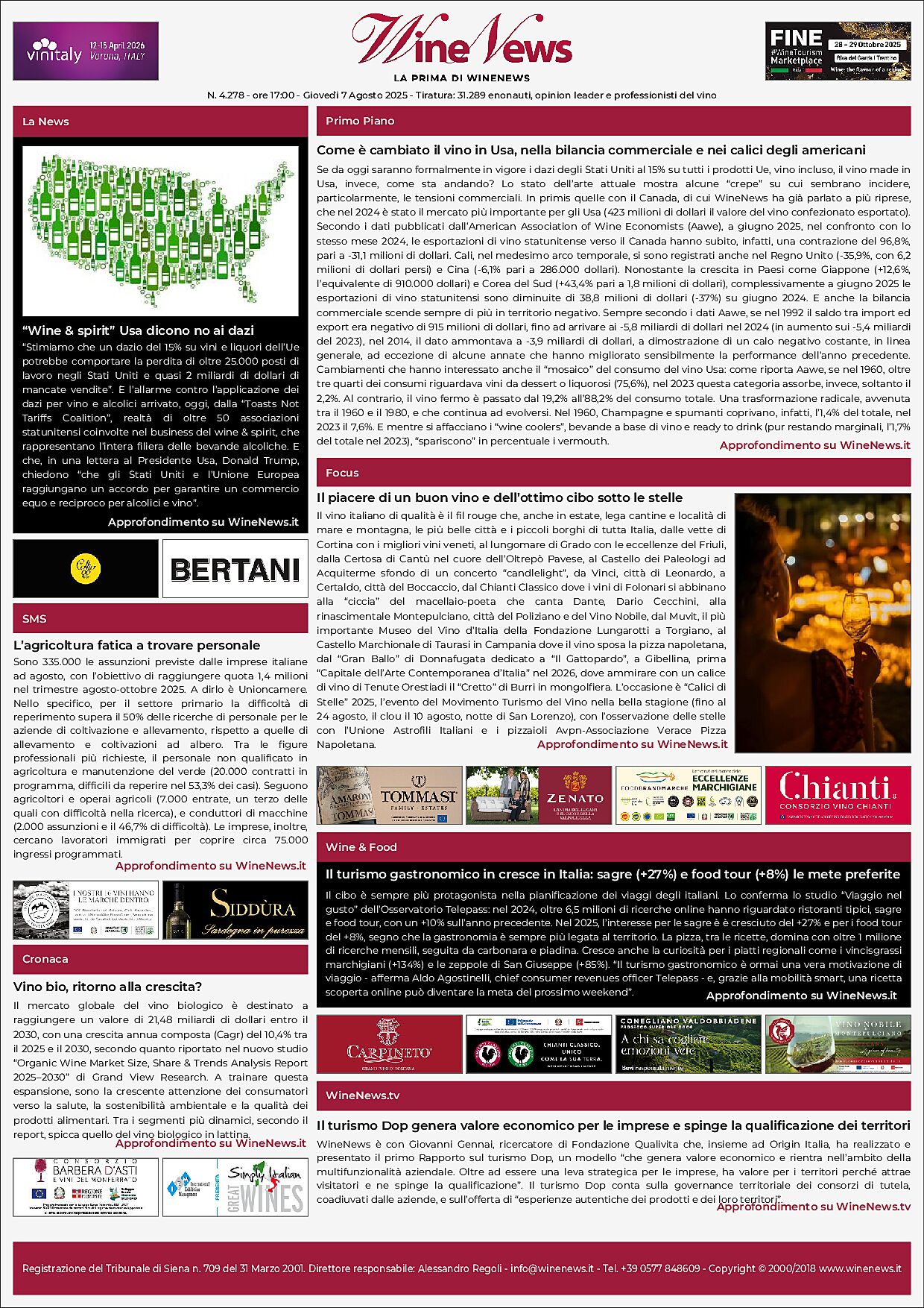 La Prima di WineNews