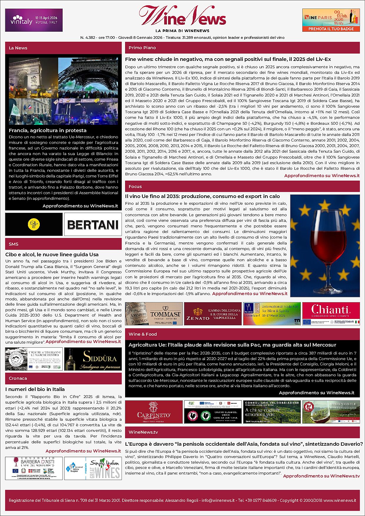 La Prima di WineNews