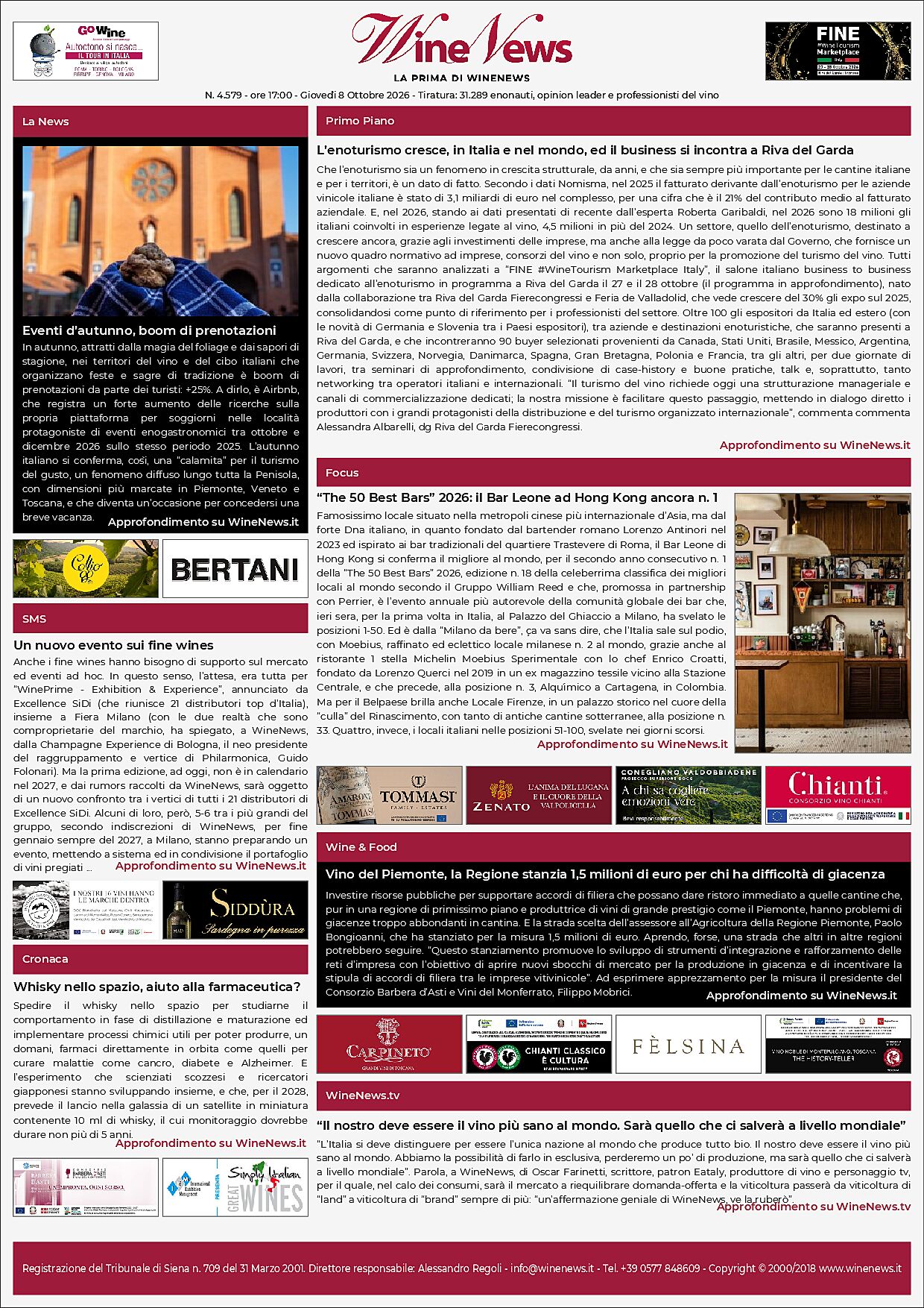 La Prima di WineNews