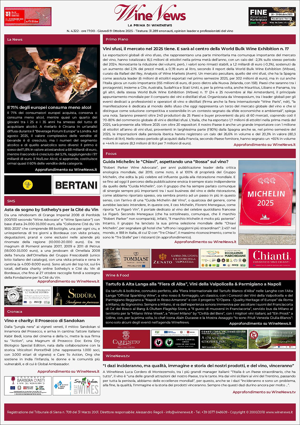 La Prima di WineNews