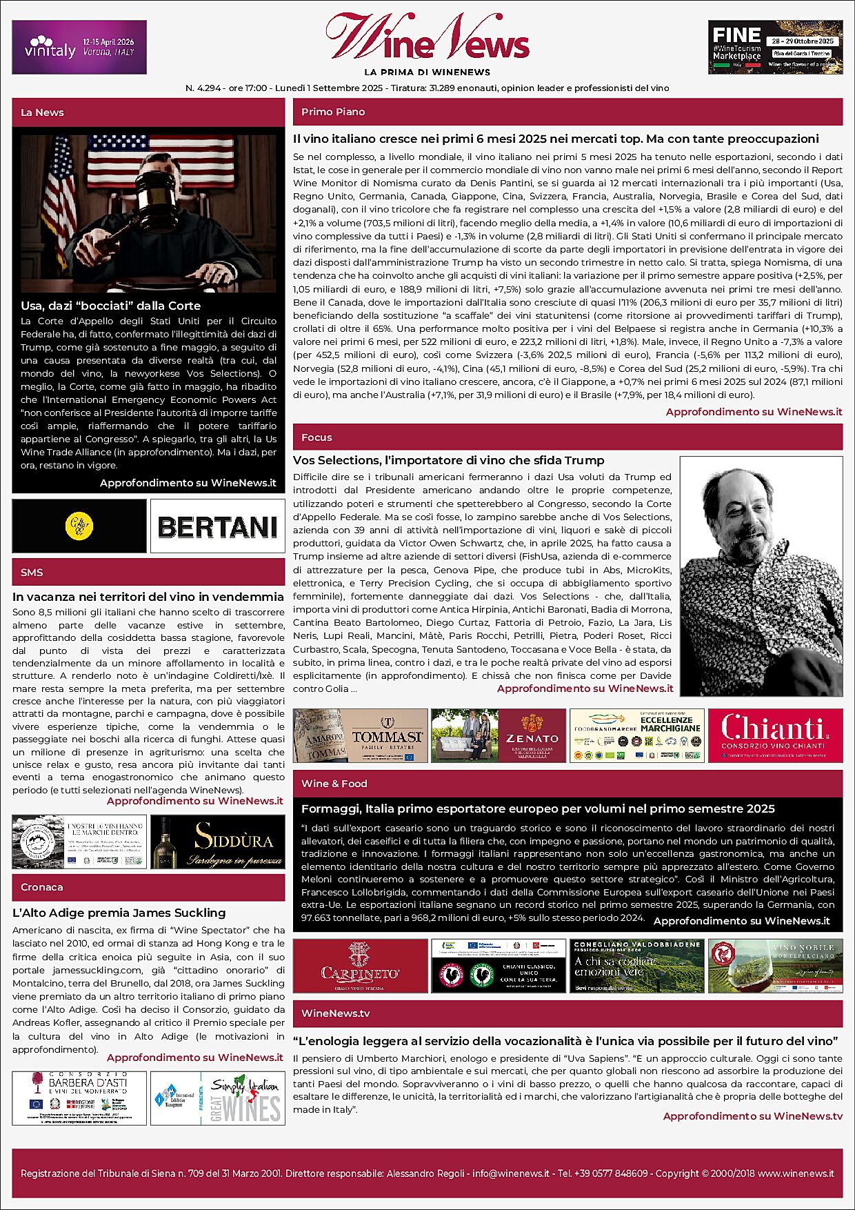 La Prima di WineNews